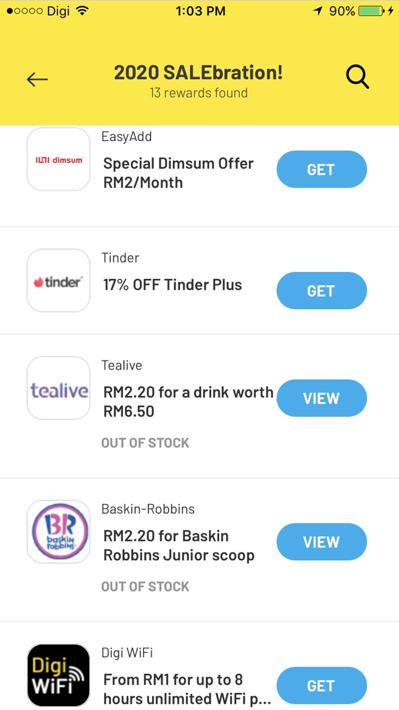 Digi每週二舉辦促銷！RM2.20就能兌換實用禮券！ - hmitalk.com