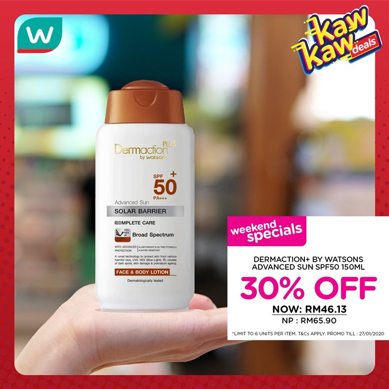 Watsons舉行大促銷！護膚品折扣高達40% - hmitalk.com